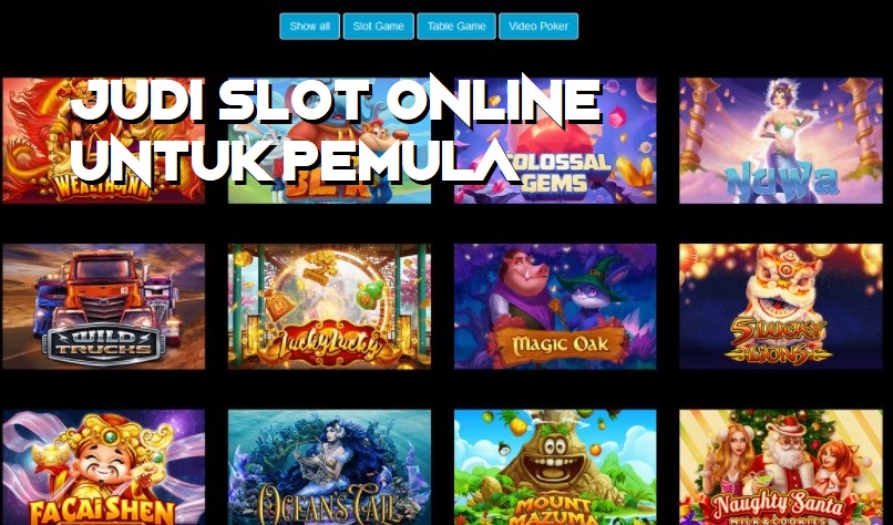 Judi Slot Online Untuk Pemula